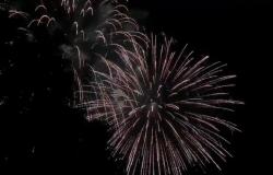 Grandiosi fuochi d'artificio per chiudere la festa