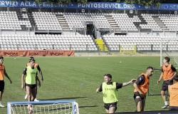 Al Piola la prima seduta di allenamento della Pro