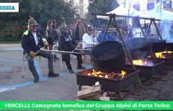 Vercelli: la castagnata benefica del Gruppo Alpini di Porta Torino (VIDEO)