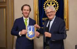 Al Rotary Sant'Andrea l'ad di Kawasaki Italia Enrico Bessolo