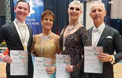 Danza sportiva: titolo regionale per due coppie vercellesi
