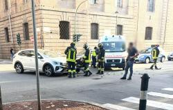 Vercelli: incidente tra via XX Settembre e via Manzoni