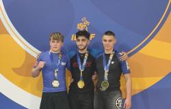 Gli atleti del Provercelli Bjj sul podio agli Europei di Jiujitsu Nogi