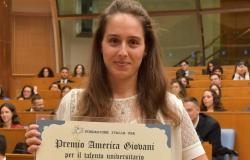 La vercellese Angelica Tarditi premiata a Montecitorio