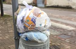Cestini pubblici riempiti con rifiuti domestici beccati i responsabili