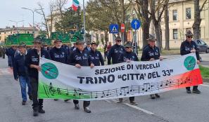 Trino: i festeggiamenti del Gruppo Alpini