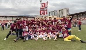 Il Borgosesia ritrova la Serie D: le foto della festa