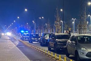 Tamponamento a catena in corso Avogadro di Quaregna