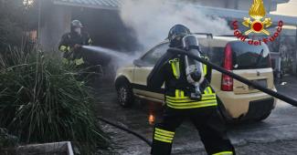 Vigili del fuoco ad Alice Castello 