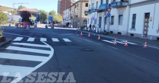 Corso Gastaldi: rifatte le strisce pedonali e la segnaletica orizzontale