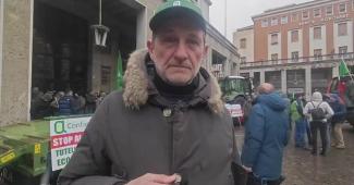 Il video: Benedetto Coppo, presidente Confagricoltura Vercelli, spiega i motivi della manifestazione