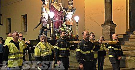 Vercelli: le immagini della Processione delle Macchine