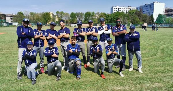 La formazione Under 15 del Baseball Vercelli è campione d'Italia La Sesia