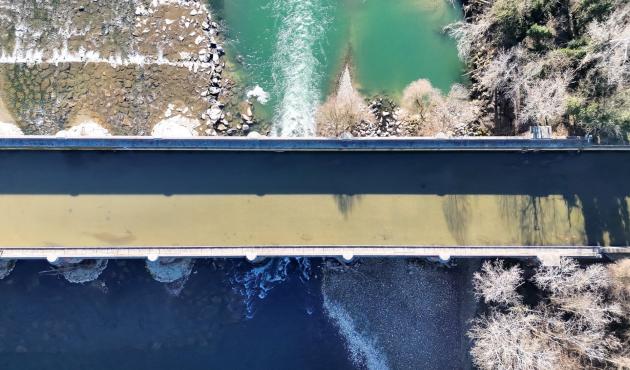 Ponte canale Cavour sulla Dora Baltea