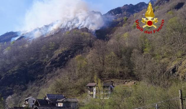 Incendio val Mastallone