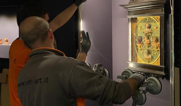 Museo Borgogna allegorie in cera di Azzolino