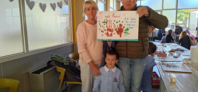 Scuola dell'infanzia Sacro Cuore: bimbi e nonni tra arte ed emozioni