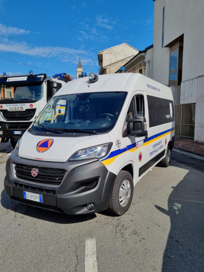 Borgo Vercelli inaugurazione mezzo Protezione civile