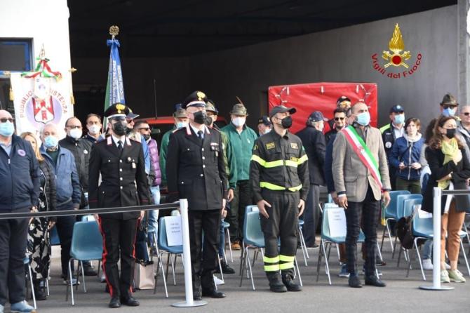 Inaugurazione castello di manovra vigili del fuoco a Trino
