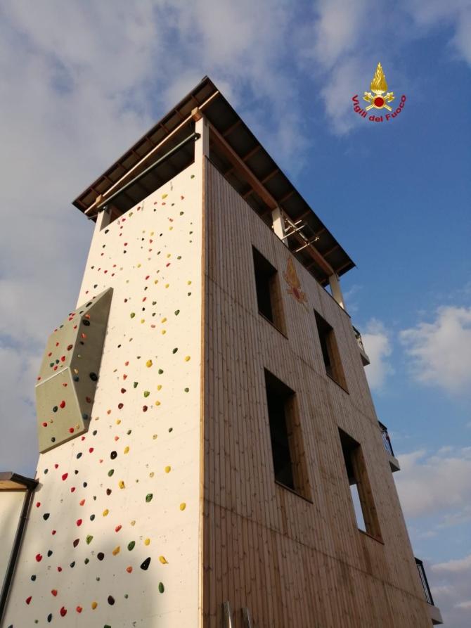 Inaugurazione castello di manovra vigili del fuoco a Trino