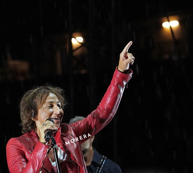 Gianna Nannini a Vercelli (foto Morera)