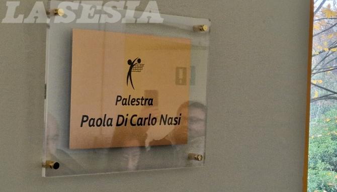 Intitolazione palestra Paola Di Carlo Nasi