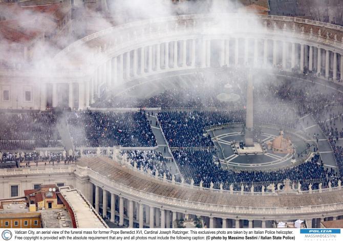 Funerali del Papa emerito Benedetto XVI (Foto di Massimo Sestini)