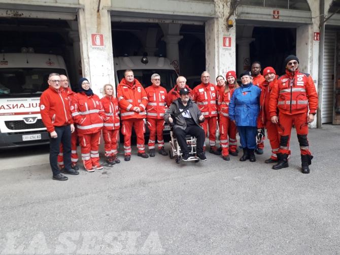 Dono Carlo Olmo a Croce rossa Vercelli