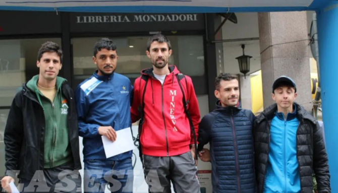 Mezza Maratona il podio maschile