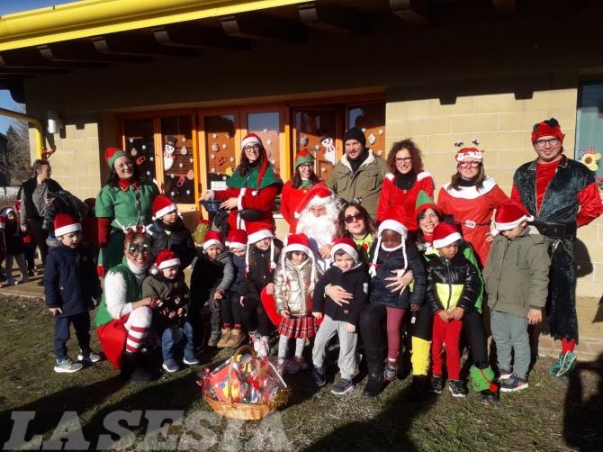 Trino Elfi e Babbo Natale
