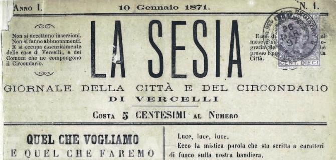 La Sesia primo numero