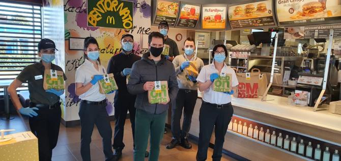Mc Donald's Sempre aperti a donare