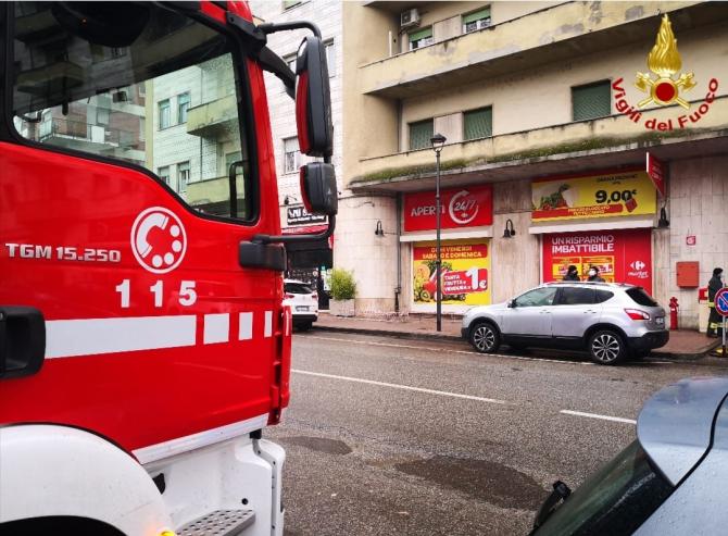 Fuga gas via XX settembre Vercelli