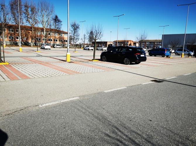 parcheggio Mercatò Crescentino