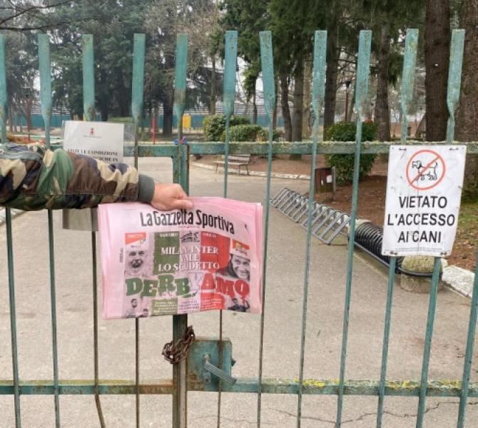 Parco Camana chiuso