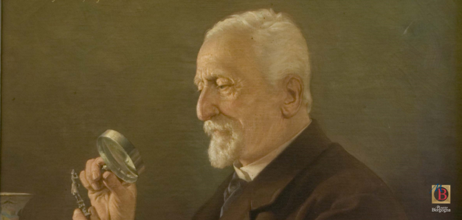Ritratto di Antonio Borgogna opera di Rossaro