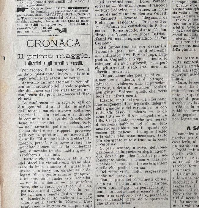 Gli scontri e gli arresti del 1° maggio