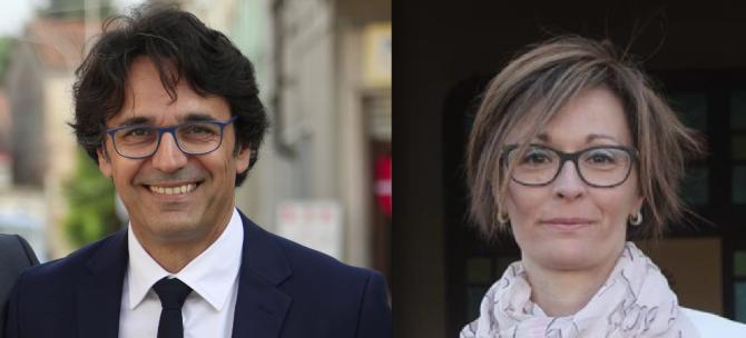 Caresana sindaco Claudio Tambornino, assessore Simona Pomati