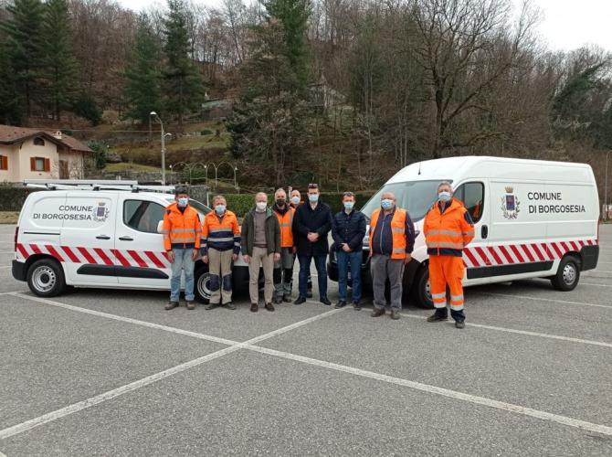 Nuovi mezzi per i lavori di manutenzione della città 