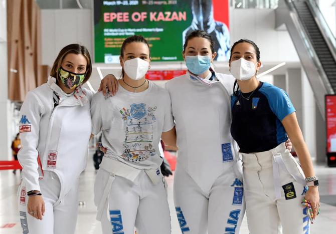 Spada femminile a Kazan