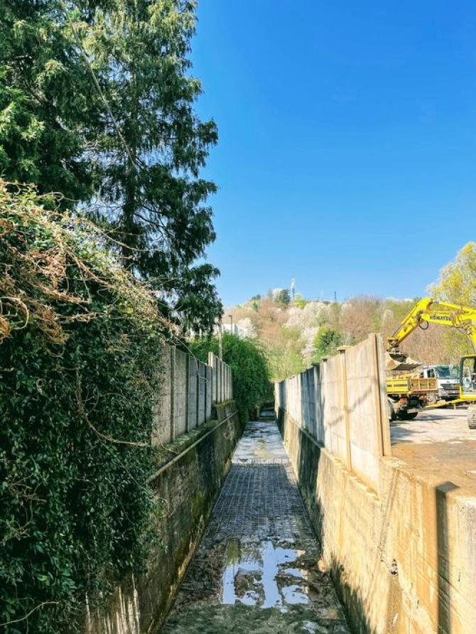 Gattinara canale di scolo