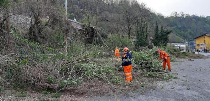borgosesia Aib pulizia massicciata