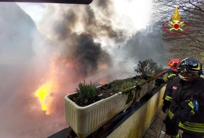Incendio Varallo