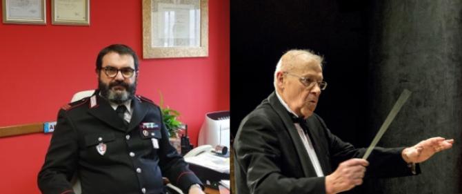 Maresciallo Maggiore Antonio Marini e il Maestro Giancarlo Aleppo