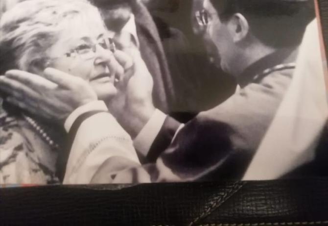 Don Cristiano Bodo e mamma Grazia
