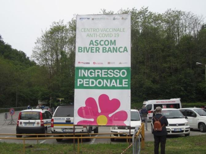 Hub vaccini di Serravalle Sesia