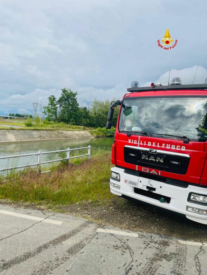 Disperso un uomo a Greggio, vigili del fuoco alla sua ricerca