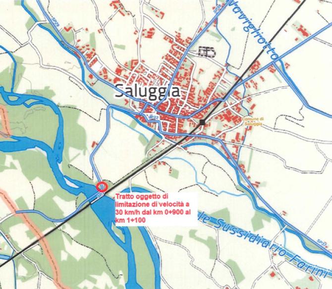 Saluggia limite velocità
