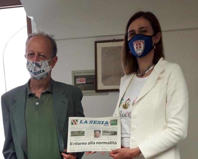 Roberto Ponte con Eva Colombo