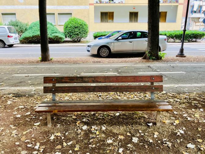 Panchine viale Rimembranza